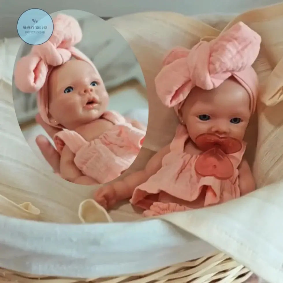 Image of Reborn Baby Dolls 25Cm Silicone Girl Bebe Reborn Dolls Handmade