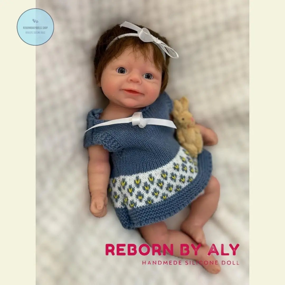 10-inch Full Silicone Reborn Baby Girl Doll - Lifelike & Bathtime Ready | silicone doll | reborn doll Gift | children gift rebornbabydolls.shop