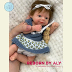 10-inch Full Silicone Reborn Baby Girl Doll - Lifelike & Bathtime Ready | silicone doll | reborn doll Gift | children gift rebornbabydolls.shop