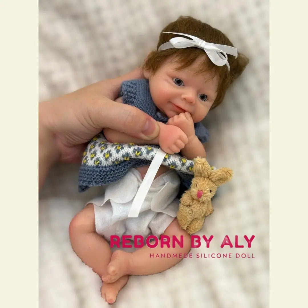 10-inch Full Silicone Reborn Baby Girl Doll - Lifelike & Bathtime Ready | silicone doll | reborn doll Gift | children gift rebornbabydolls.shop