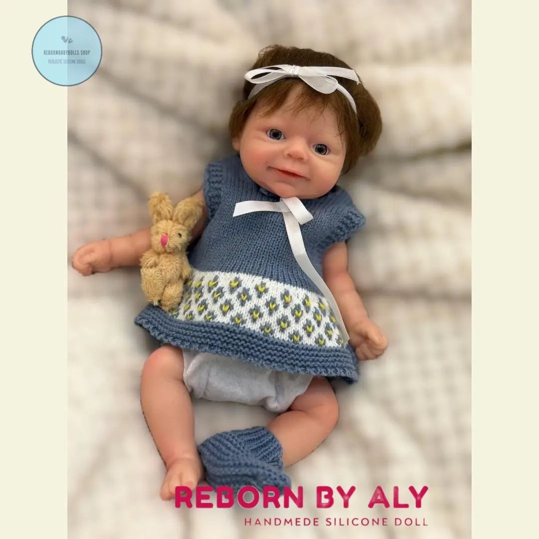 10-inch Full Silicone Reborn Baby Girl Doll - Lifelike & Bathtime Ready | silicone doll | reborn doll Gift | children gift rebornbabydolls.shop