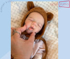 13-Inch Open Mouth Silicone Reborn Baby Doll | Full-Body Soft Platinum Silicone Newborn Girl Doll for Kids | Realistic Pascale Design rebornbabydolls.shop