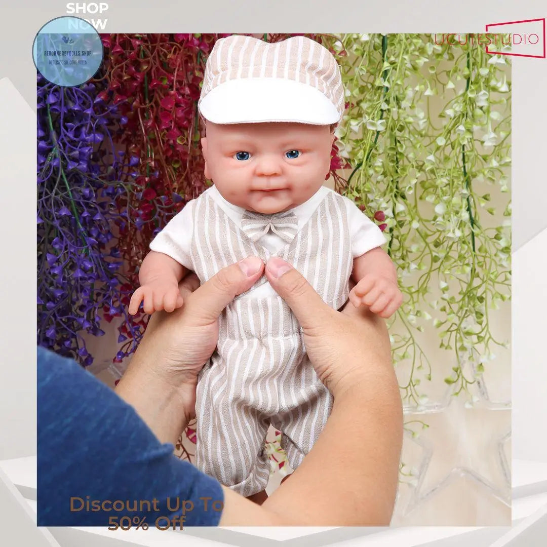 14-Inch Full Body Silicone Reborn Baby Doll - Realistic Boy, Ultra-Soft & Lifelike, DIY Blank for Collectors And Children’s Toys 1.65kg rebornbabydolls.shop