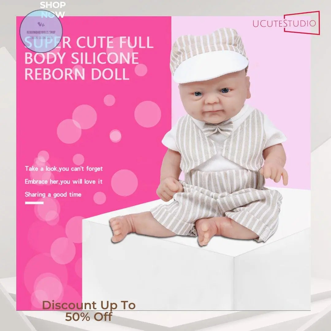 14-Inch Full Body Silicone Reborn Baby Doll - Realistic Boy, Ultra-Soft & Lifelike, DIY Blank for Collectors And Children’s Toys 1.65kg rebornbabydolls.shop