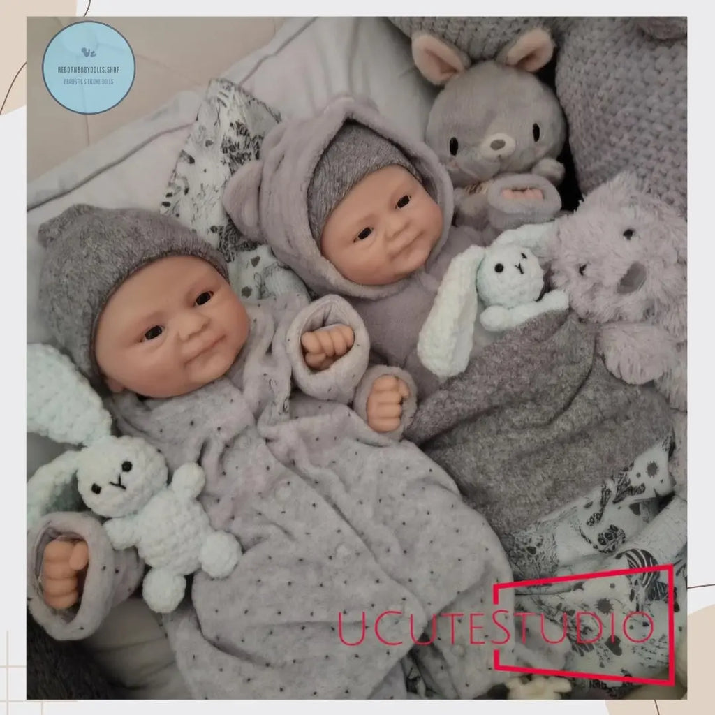 14-Inch Full Body Silicone Reborn Baby Dolls - Adorable Lifelike Girl and Boy Soft Dolls with Cute Smiles and safe for your kids rebornbabydolls.shop