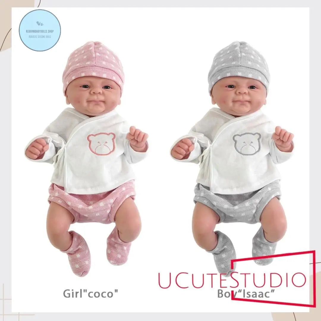 14-Inch Full Body Silicone Reborn Baby Dolls - Adorable Lifelike Girl and Boy Soft Dolls with Cute Smiles and safe for your kids rebornbabydolls.shop