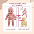 30cm 1100g 100% Full Body Silicone Lifelike Reborn Baby Boy Doll with Opened Eyes - Perfect Gift for Children, Includes Clothes rebornbabydolls.shop
