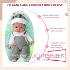 30cm 1100g 100% Full Body Silicone Lifelike Reborn Baby Boy Doll with Opened Eyes - Perfect Gift for Children, Includes Clothes rebornbabydolls.shop