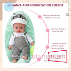 30cm 1100g 100% Full Body Silicone Lifelike Reborn Baby Boy Doll with Opened Eyes - Perfect Gift for Children, Includes Clothes rebornbabydolls.shop