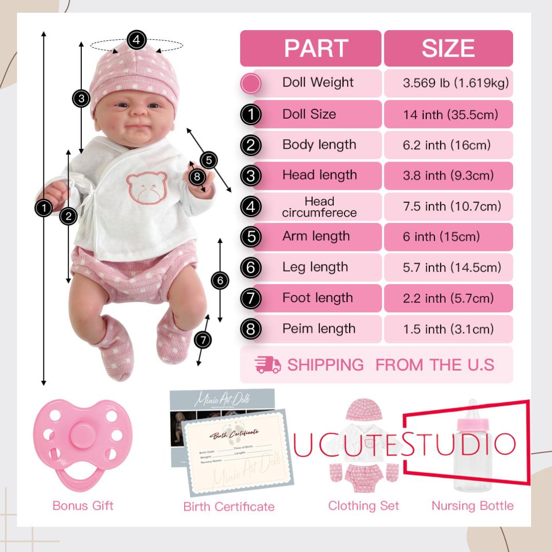 Reborn Baby Dolls | 14 Inch Baby Dolls | Reborn Baby Dolls