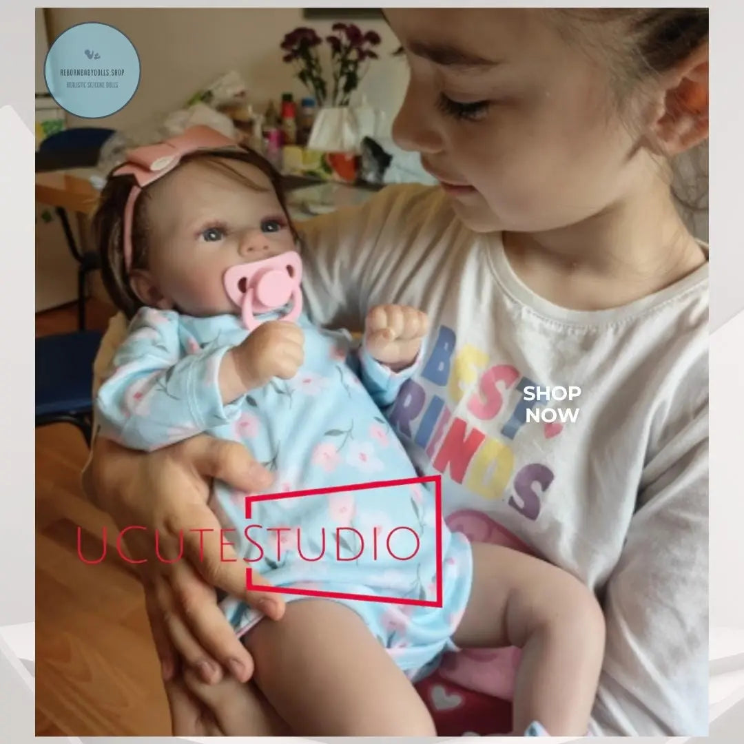 35 cm Full Body Solid Silicone Reborn Baby Doll Hand Painted Lifelike Baby Girl with ltra Soft Realistic Newborn Doll Bali Seller rebornbabydolls.shop