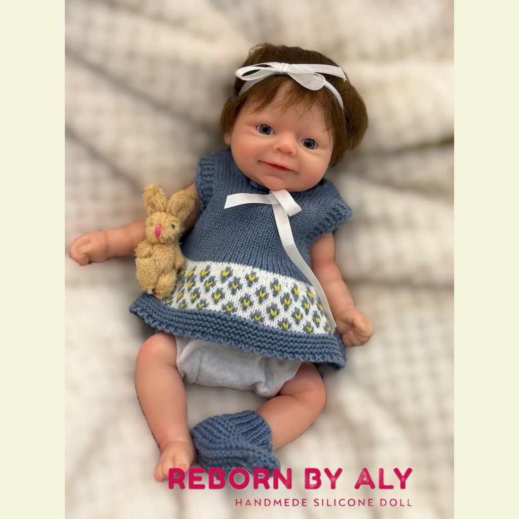 10-inch Full Silicone Reborn Baby Girl Doll - Lifelike & Bathtime Ready | silicone doll | reborn doll Gift | children gift rebornbabydolls.shop