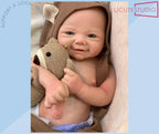 42cm Full Body Baby Silicone Doll | Lifelike Handmade Baby Doll for Collectors and Kids | Perfect Gift! rebornbabydolls.shop