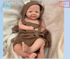 42cm Full Body Baby Silicone Doll | Lifelike Handmade Baby Doll for Collectors and Kids | Perfect Gift! rebornbabydolls.shop