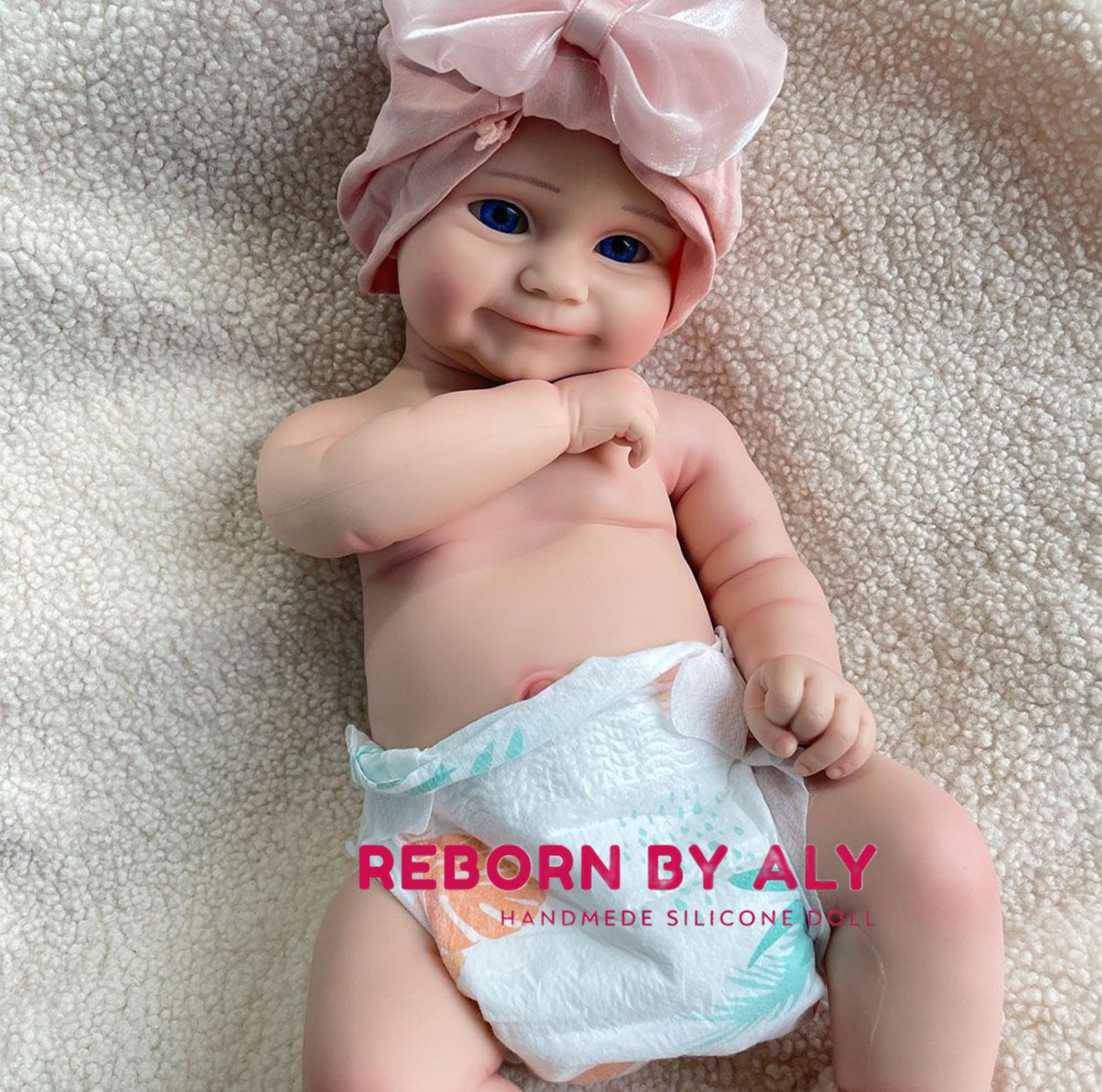 Reborn Baby Girl Doll | Solid Silicone Reborn Doll | Reborn Baby Dolls