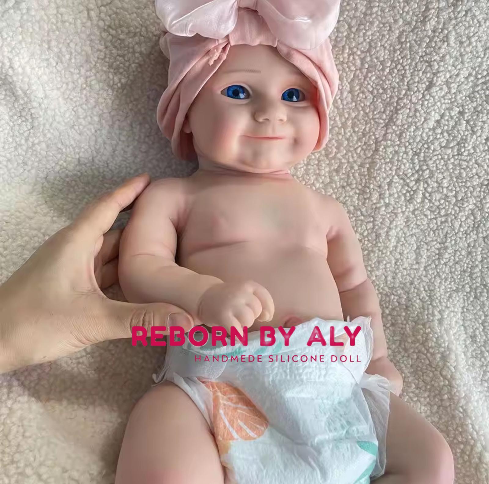 Reborn Baby Girl Doll | Solid Silicone Reborn Doll | Reborn Baby Dolls