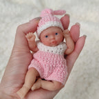 Image of Reborn Baby Dolls 4.5 Inch Reborn Baby Dolls Sleeping Silicone Full