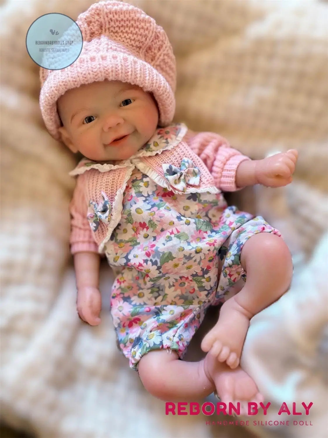 Full Body Solid Silicone Reborn Baby Doll | Waterproof Vivienne Girl Doll with Open Mouth | Hand-Painted Newborn Bebe Perfect kids Gift rebornbabydolls.shop