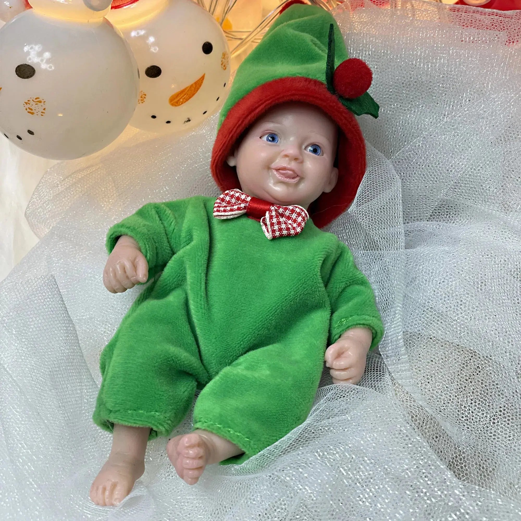 Image of Reborn Baby Dolls Lovely 6 Inch Palm Newborn Babies Full Body