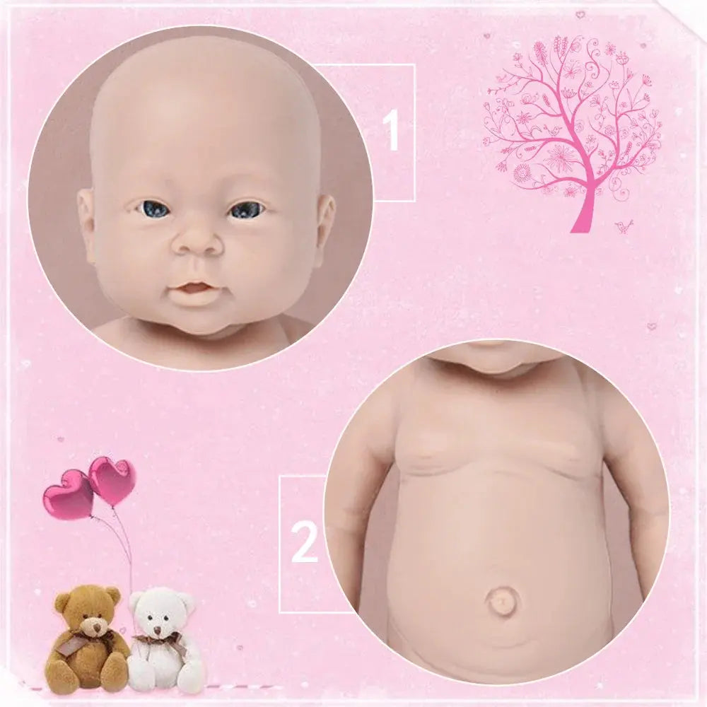 Image of Reborn Baby Dolls Ivita Wg1503 16Inch 2000G 100% Full Silicone Reborn