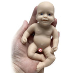 Image of Reborn Baby Dolls 6 Inch Mini Palm Silicone Bebe Reborn Kits