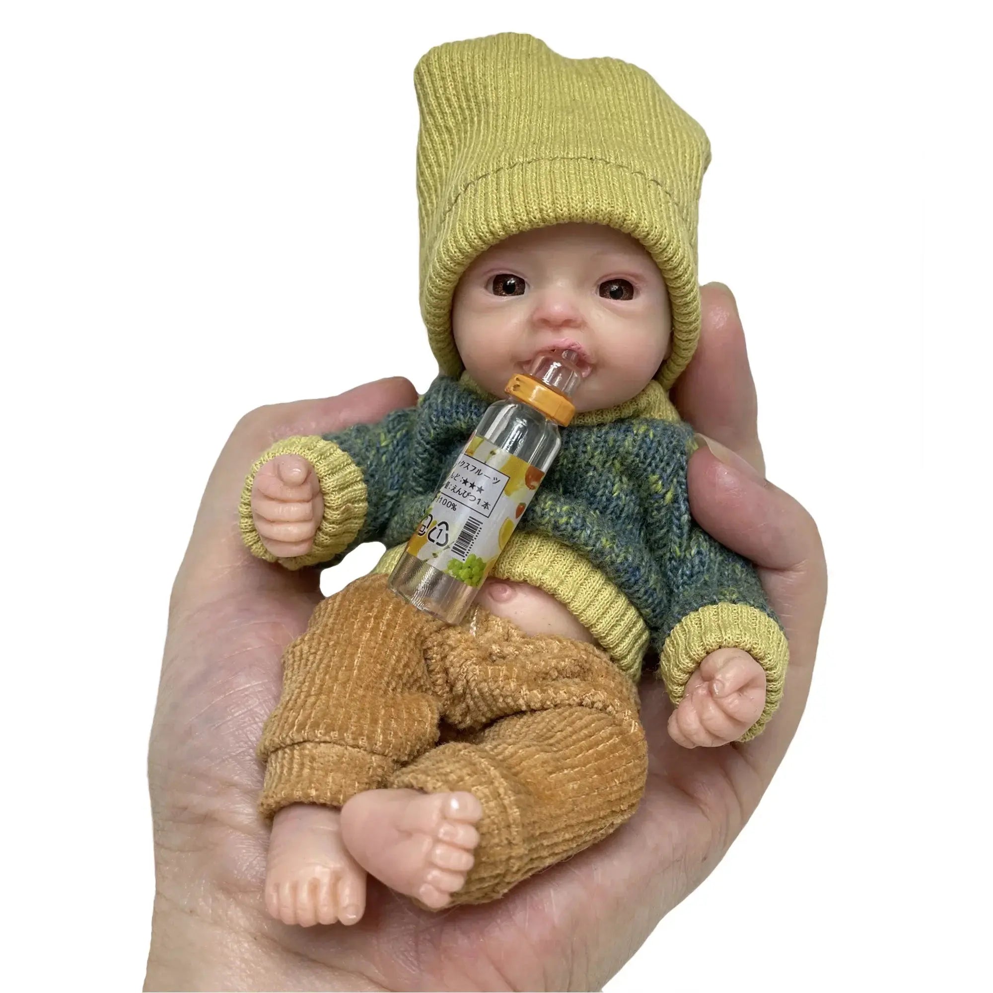 Image of Reborn Baby Dolls Lovely 6 Inch Palm Newborn Babies Full Body