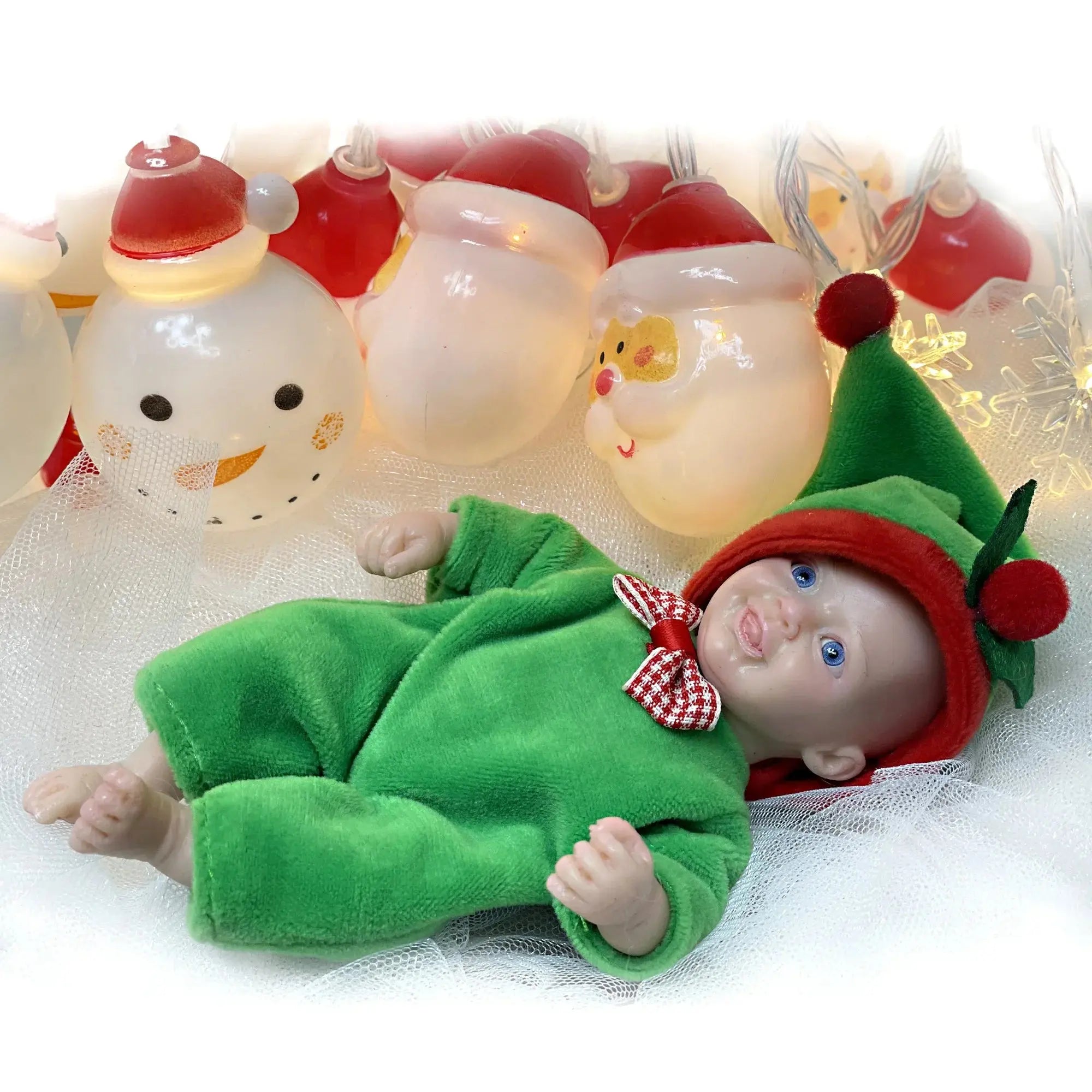 Image of Reborn Baby Dolls Lovely 6 Inch Palm Newborn Babies Full Body