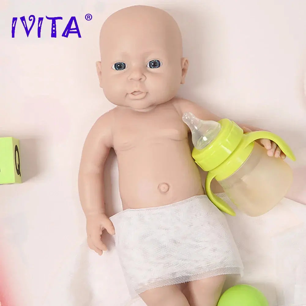 Image of Reborn Baby Dolls Ivita Wg1503 16Inch 2000G 100% Full Silicone Reborn