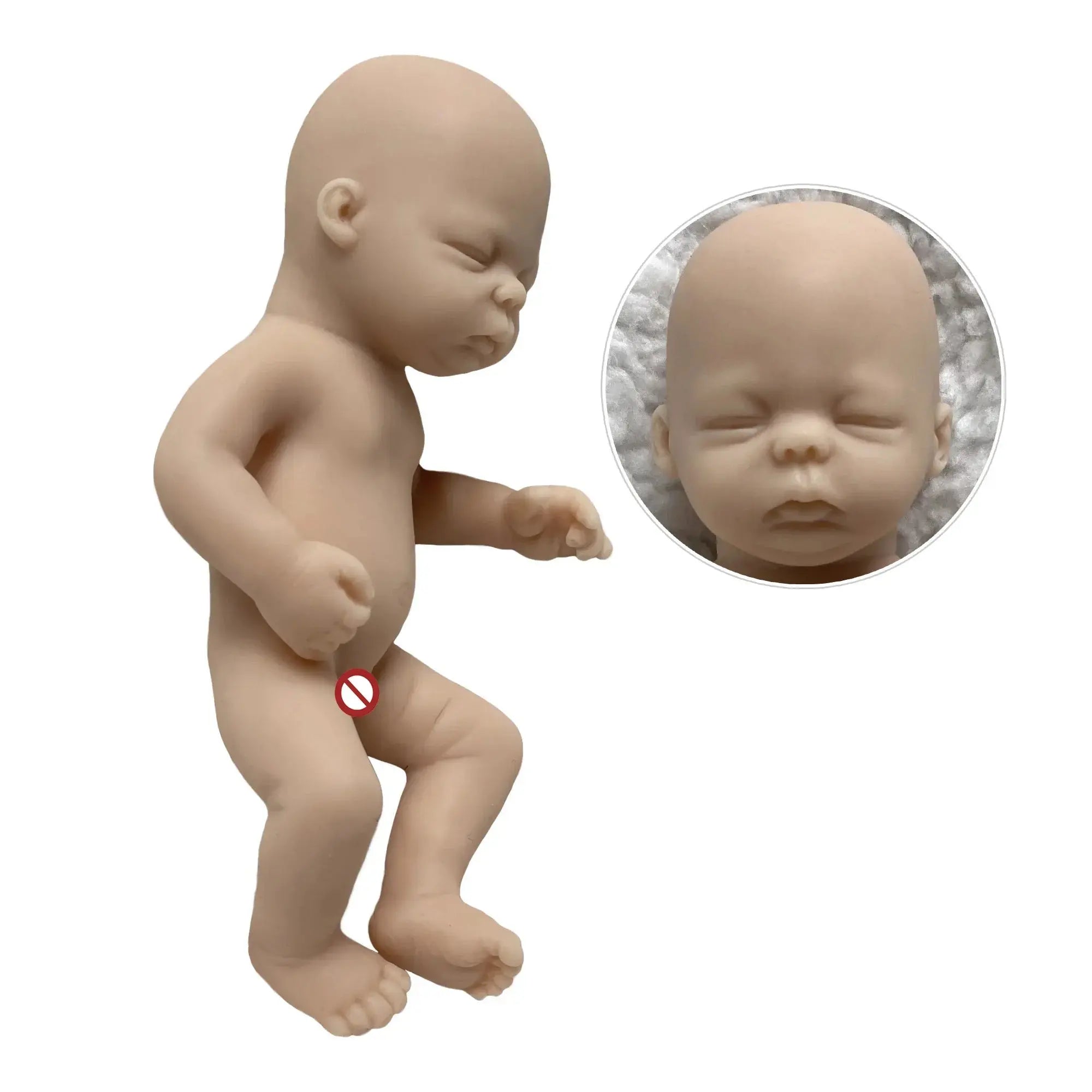 Image of Reborn Baby Dolls 6 Inch Mini Palm Silicone Bebe Reborn Kits