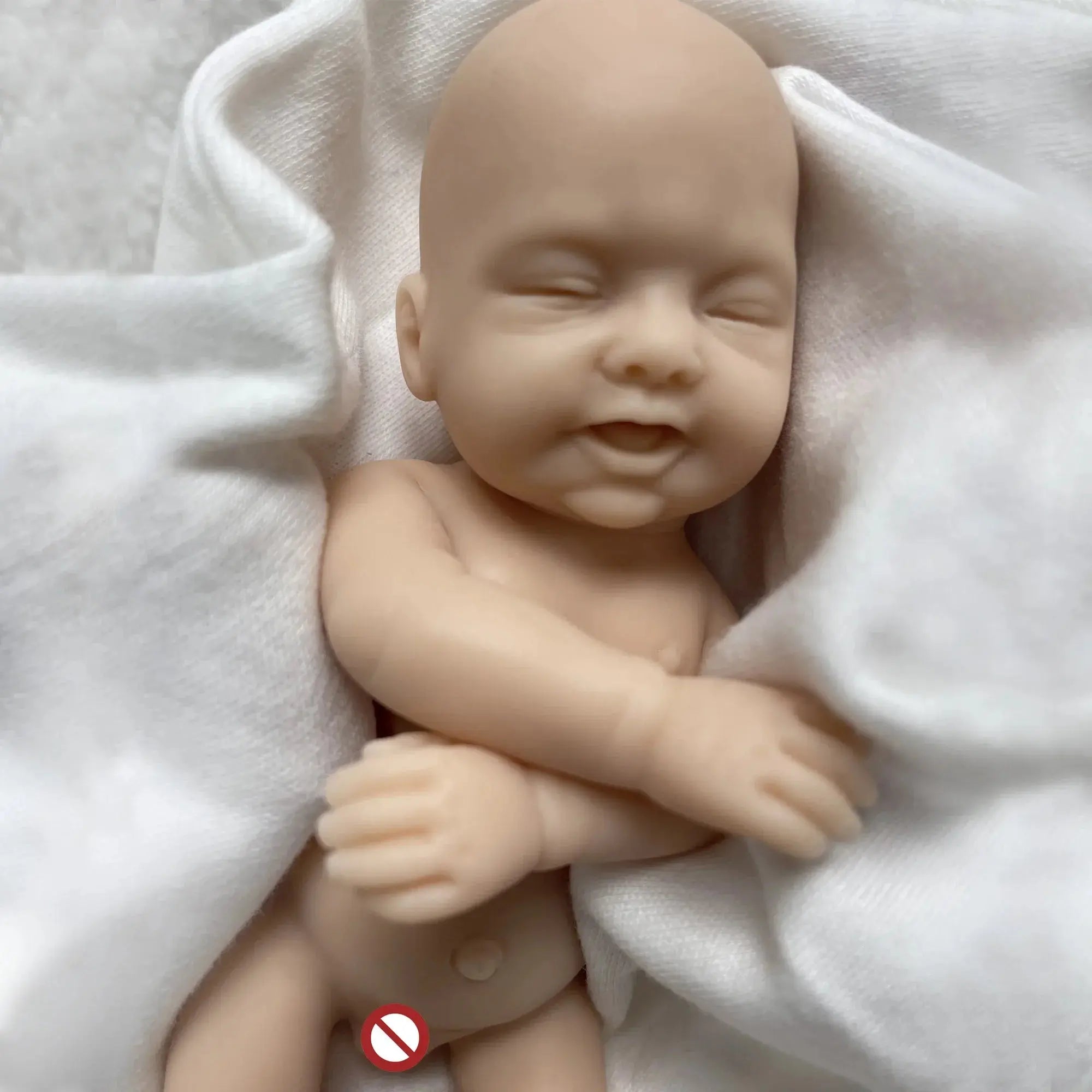Image of Reborn Baby Dolls 6 Inch Mini Palm Silicone Bebe Reborn Kits