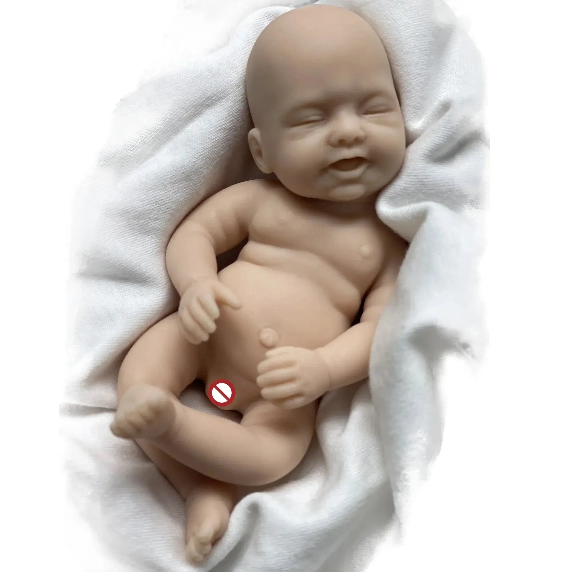 Image of Reborn Baby Dolls 6 Inch Mini Palm Silicone Bebe Reborn Kits