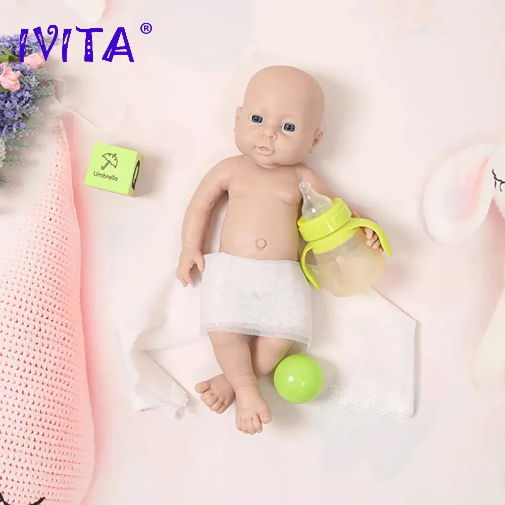 Image of Reborn Baby Dolls Ivita Wg1503 16Inch 2000G 100% Full Silicone Reborn