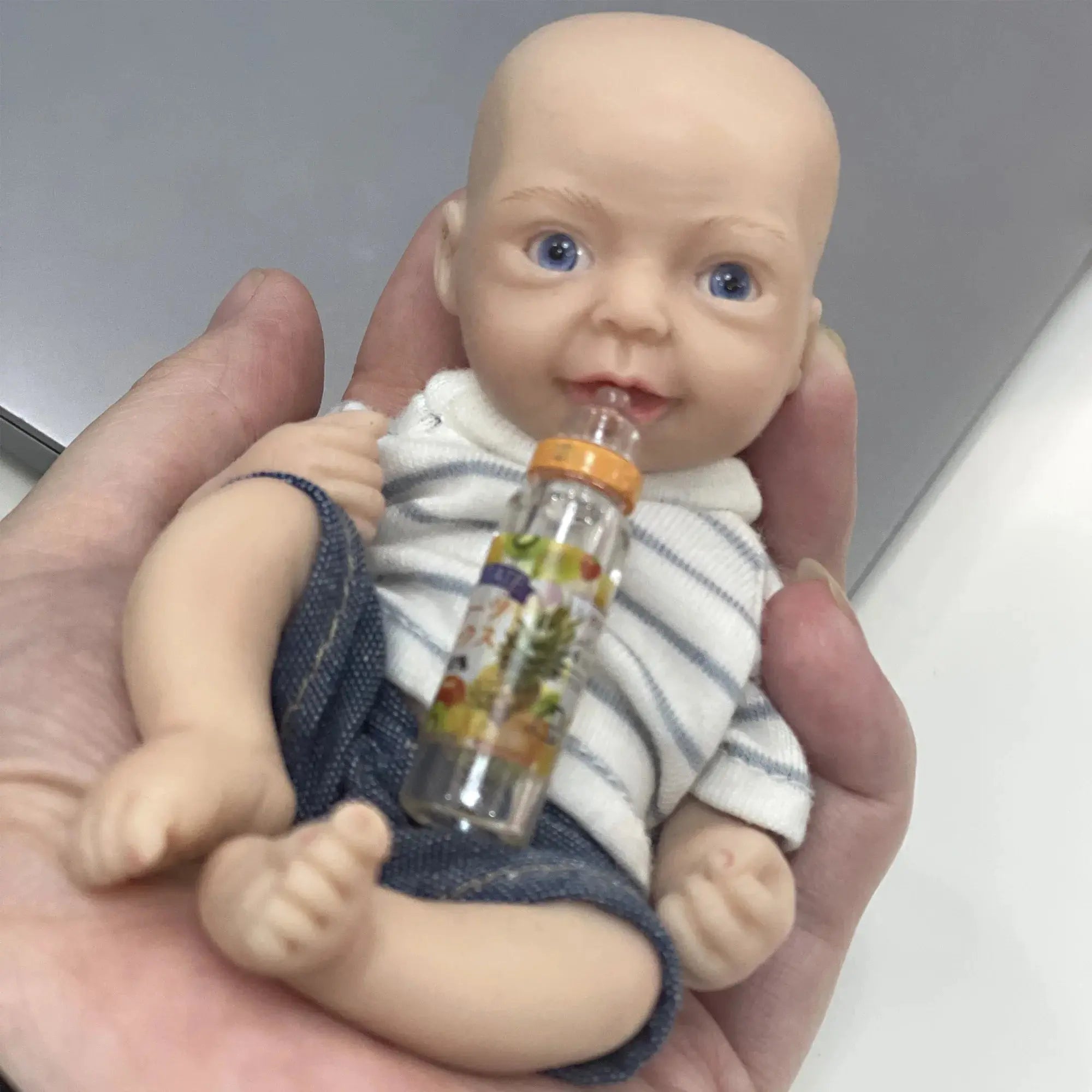 Image of Reborn Baby Dolls Lovely 6 Inch Palm Newborn Babies Full Body