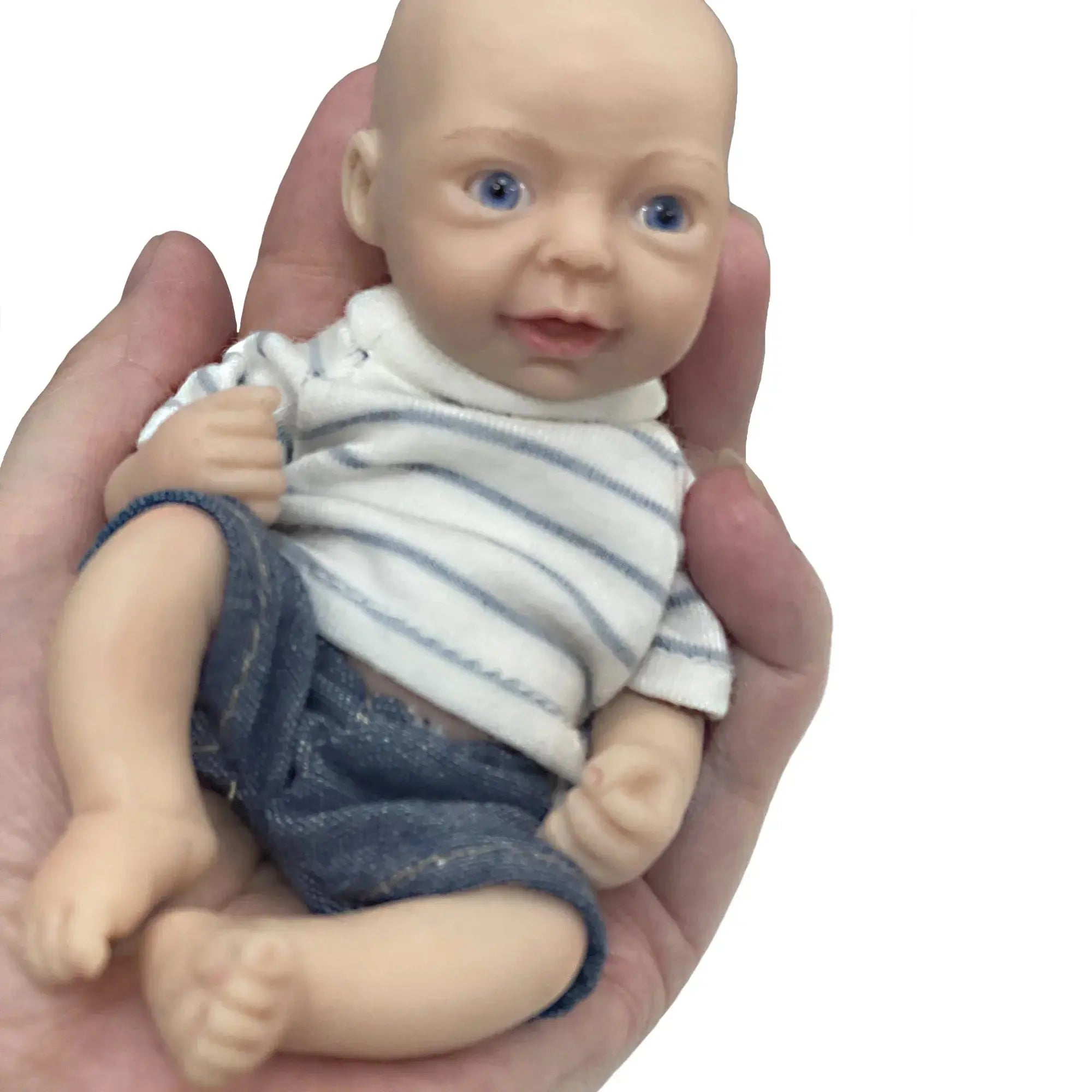 Image of Reborn Baby Dolls Lovely 6 Inch Palm Newborn Babies Full Body