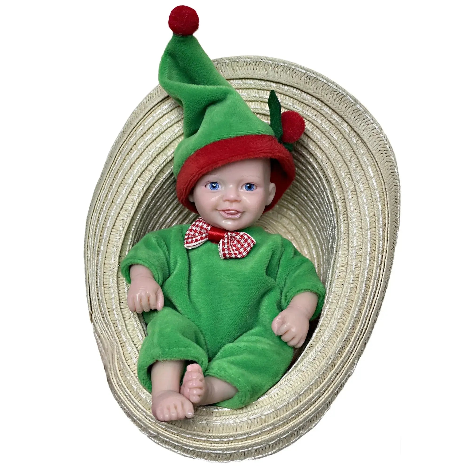 Image of Reborn Baby Dolls Lovely 6 Inch Palm Newborn Babies Full Body