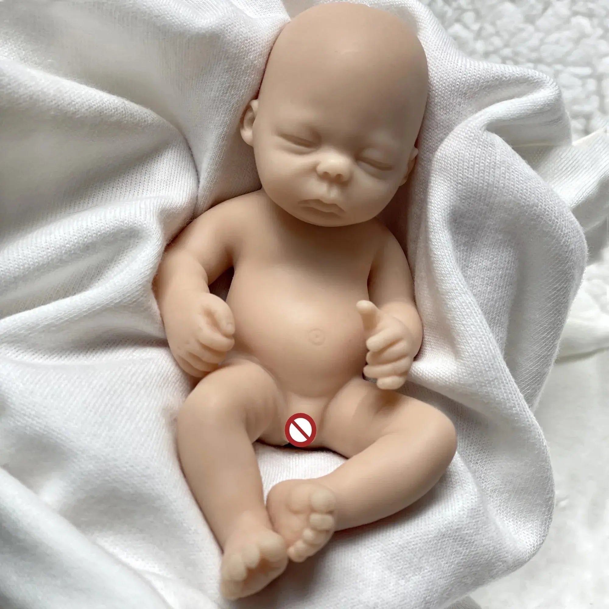 Image of Reborn Baby Dolls 6 Inch Mini Palm Silicone Bebe Reborn Kits