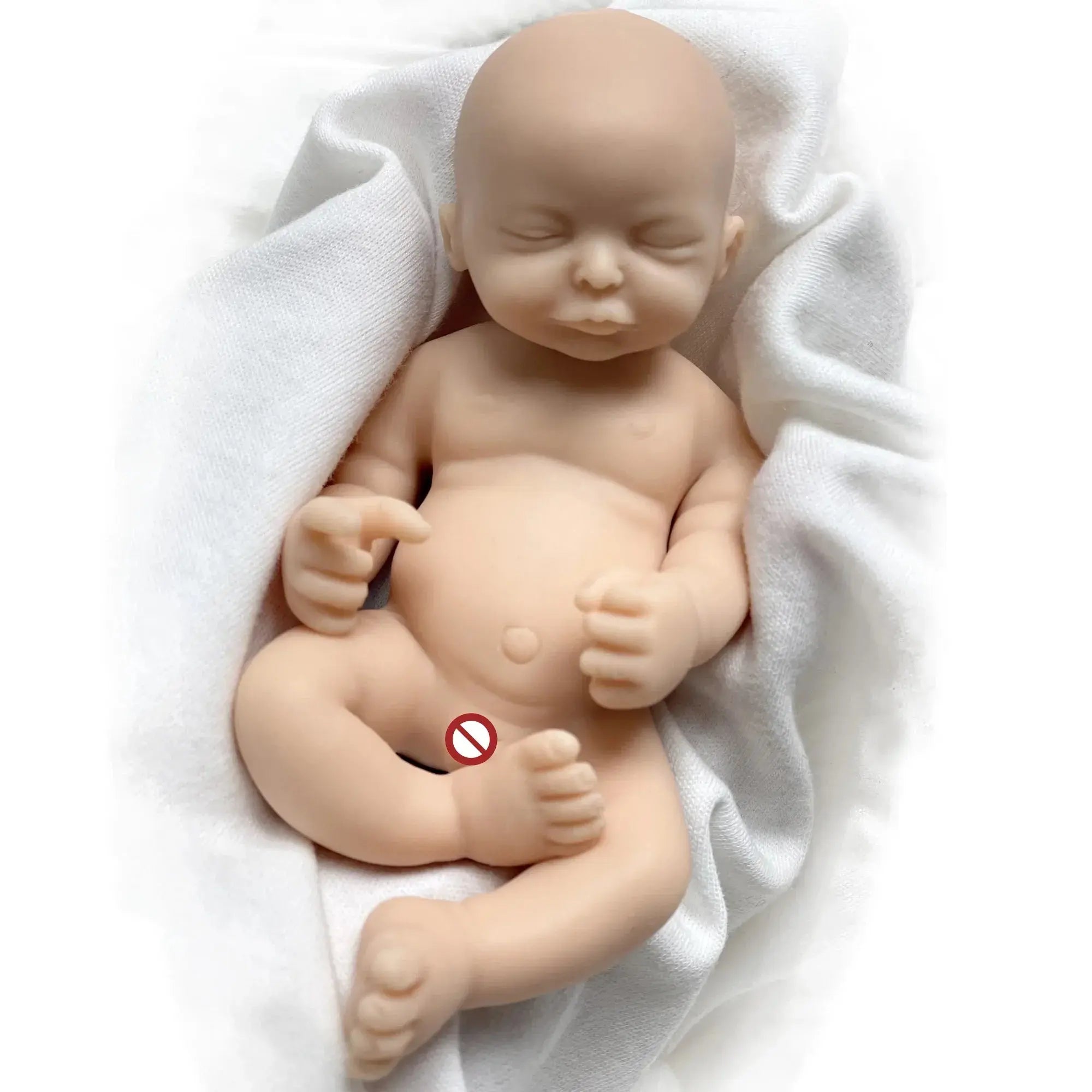 Image of Reborn Baby Dolls 6 Inch Mini Palm Silicone Bebe Reborn Kits