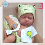 Handmade 12-Inch Lifelike Micro Preemie Boy Full Silicone sleepy Baby Doll – Realistic Full Body Reborn Mini Doll Bali Seller rebornbabydolls.shop