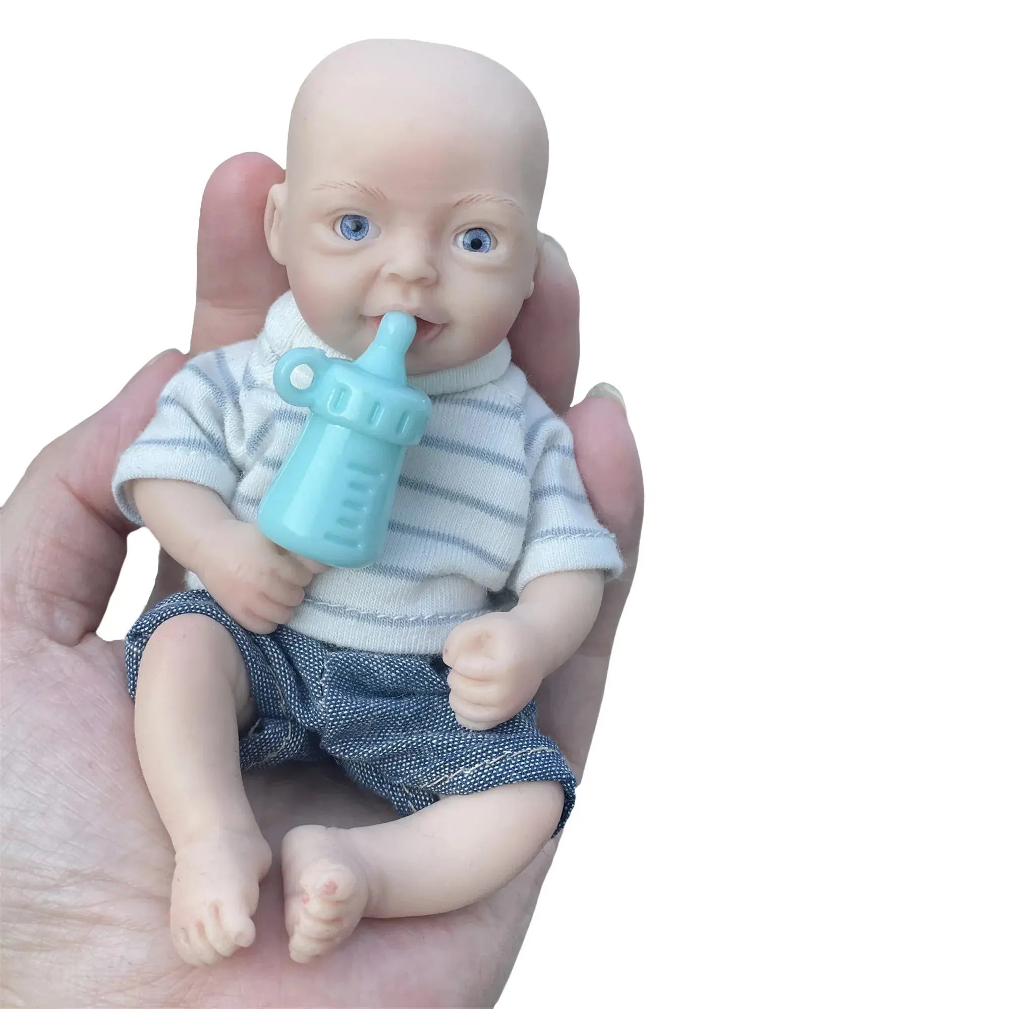 Image of Reborn Baby Dolls Lovely 6 Inch Palm Newborn Babies Full Body