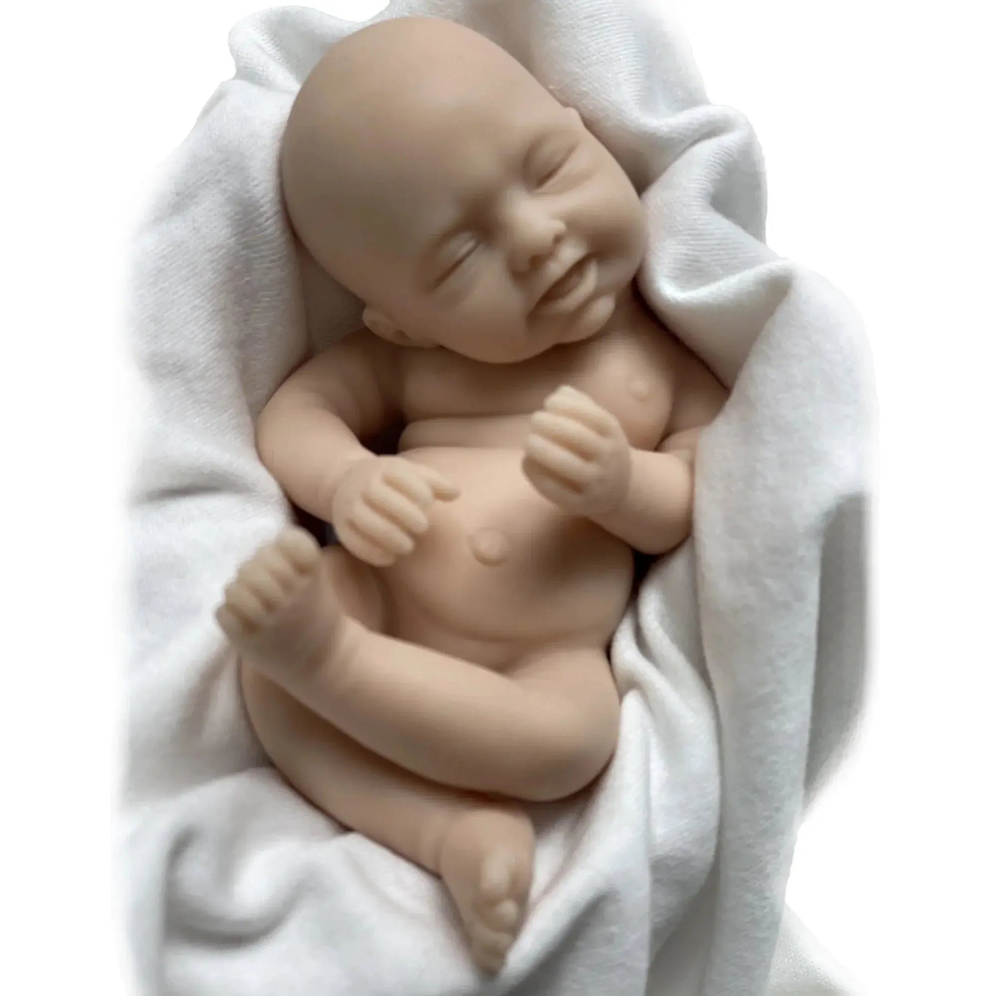 Image of Reborn Baby Dolls 6 Inch Mini Palm Silicone Bebe Reborn Kits