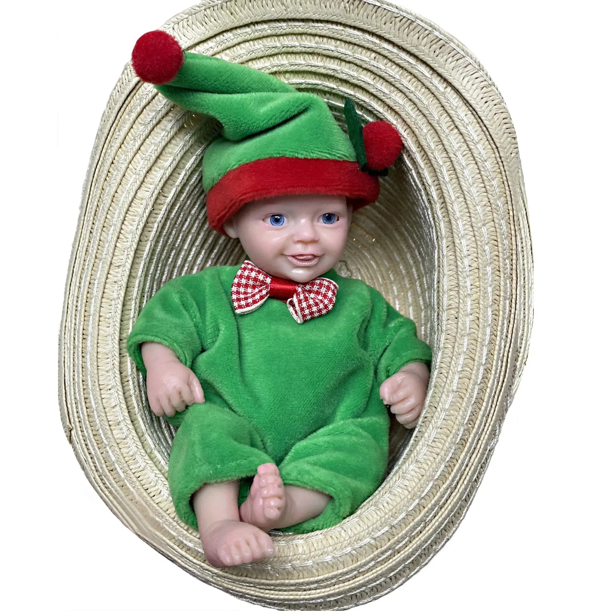 Image of Reborn Baby Dolls Lovely 6 Inch Palm Newborn Babies Full Body