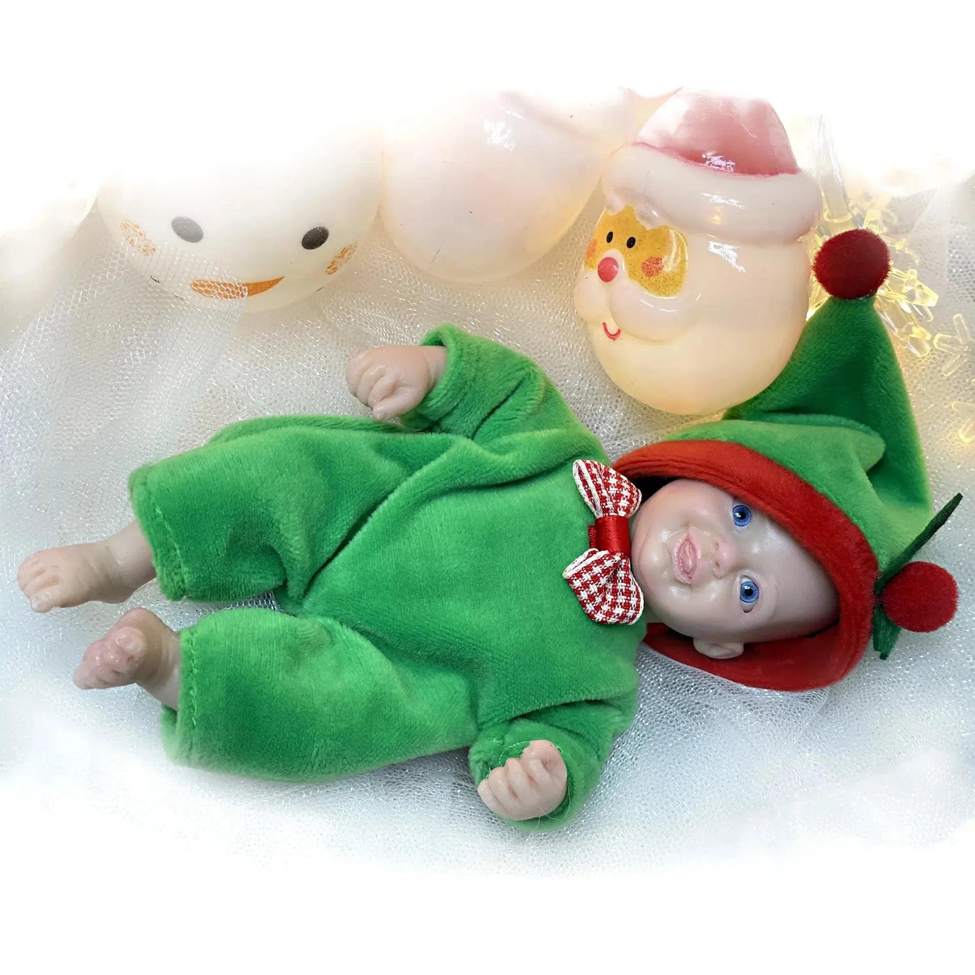 Image of Reborn Baby Dolls Lovely 6 Inch Palm Newborn Babies Full Body