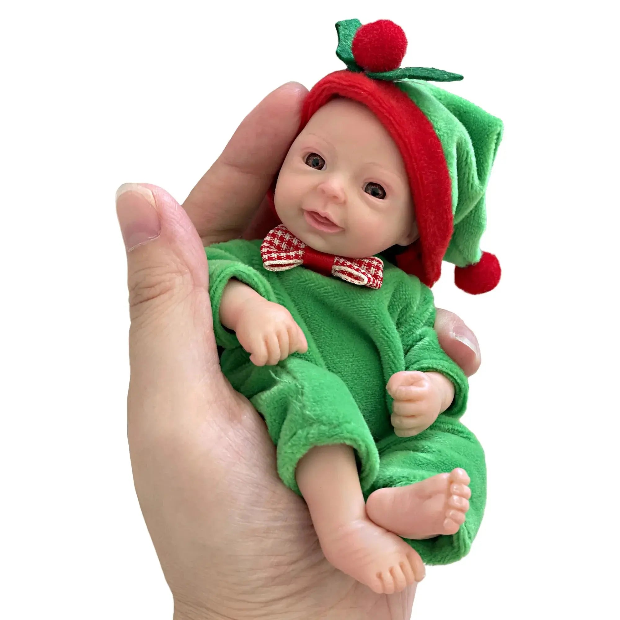 Image of Reborn Baby Dolls Lovely 6 Inch Palm Newborn Babies Full Body