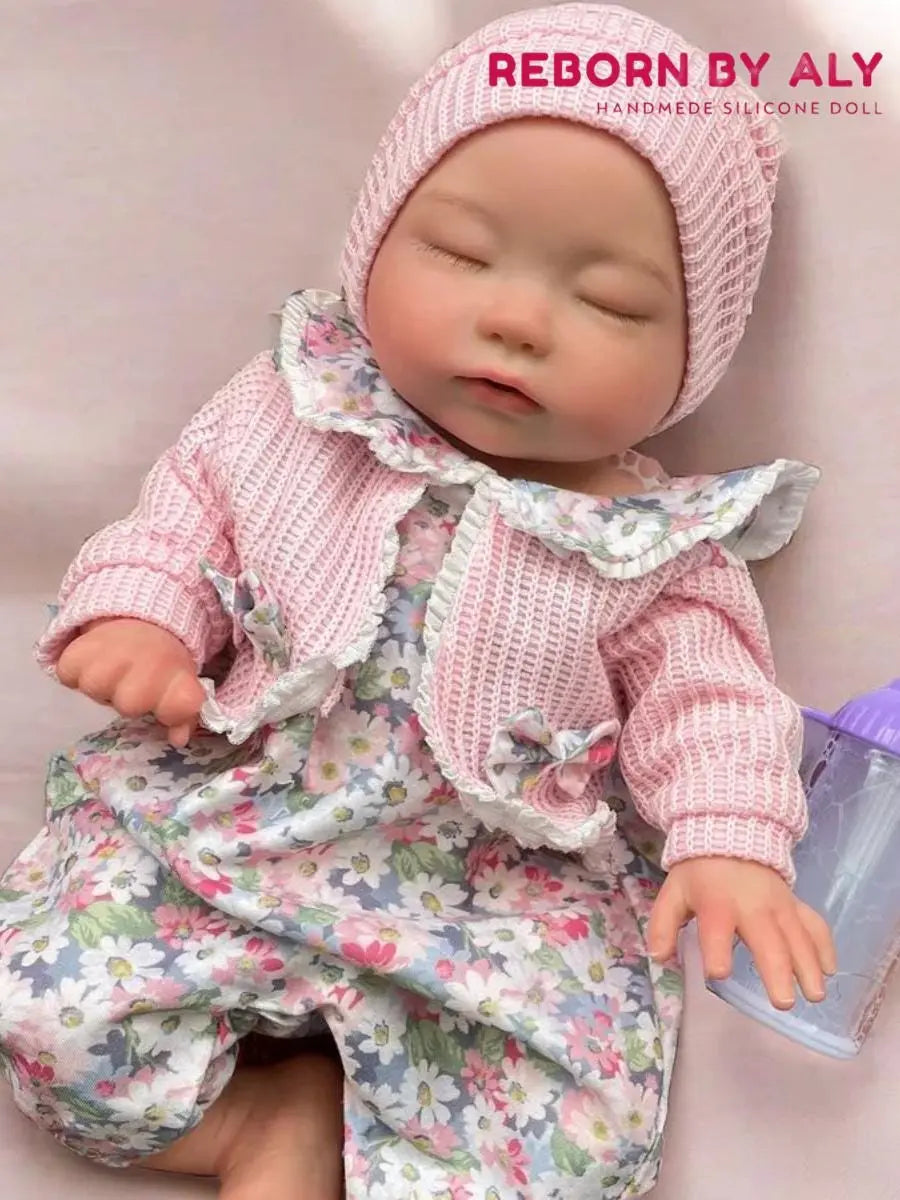 Lifelike 14" Full Body Silicone Reborn Baby Girl Doll,Drink & Wet Feature,Realistic Newborn Playmate,Baby Shower Gift, Baby Doll, Kids Gift rebornbabydolls.shop