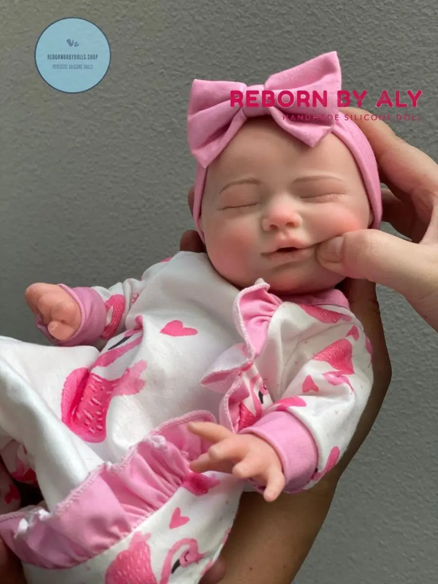 Lifelike 14" Full Body Silicone Reborn Baby Girl Doll,Drink & Wet Feature,Realistic Newborn Playmate,Baby Shower Gift, Baby Doll, Kids Gift rebornbabydolls.shop
