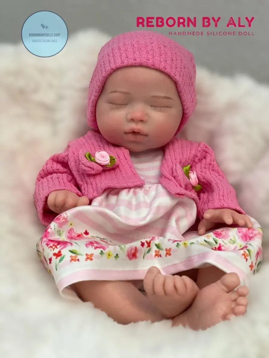 Lifelike 14" Full Body Silicone Reborn Baby Girl Doll,Drink & Wet Feature,Realistic Newborn Playmate,Baby Shower Gift, Baby Doll, Kids Gift rebornbabydolls.shop