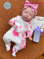 Lifelike 14" Full Body Silicone Reborn Baby Girl Doll,Drink & Wet Feature,Realistic Newborn Playmate,Baby Shower Gift, Baby Doll, Kids Gift rebornbabydolls.shop