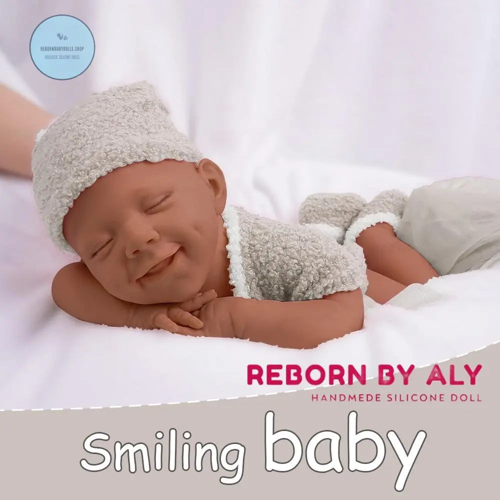 Lifelike 17" Full Body Silicone Reborn Baby Boy Doll - Washable Realistic - Africa American Black Reborn Doll - Kids Doll Gift rebornbabydolls.shop