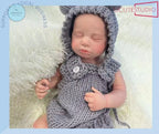 Lifelike 20-Inch Platinum Silicone Newborn Sleepy Doll – Soft Solid Full Body Silicone Painted Reborn Doll Girl Perfect Gift for Kids rebornbabydolls.shop