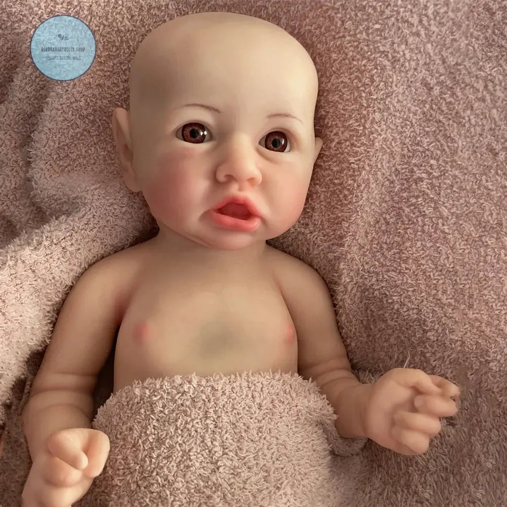 Image of Reborn Baby Dolls 100% Siold Silicone Reborn Baby Dark African Girl